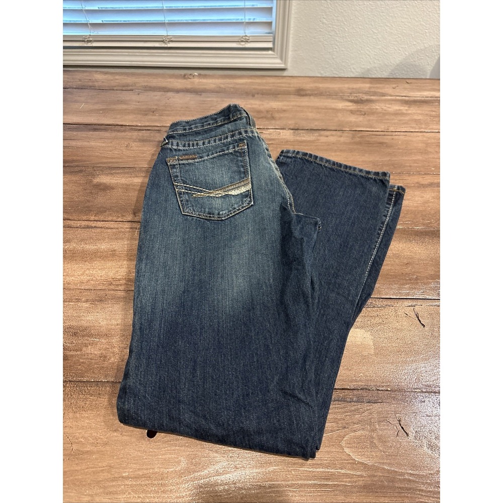 Ariat M2 Jeans Men's 28x33 Blue Traditional Relaxed Boot Cut Denim Work Wear